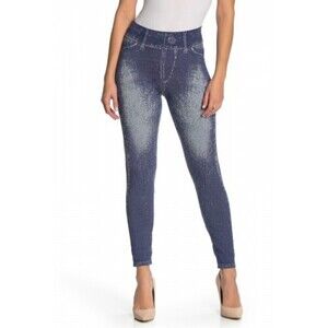 Jeensy Lorelai Slim Fit Cotton Denim Jeggings Made In Italy Size S/M $128